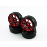 103020R MST PREMIUM DRIFT Red ARC TIRE W/7 Spoke 2 Rib Wheels Offset 3 (4PC/한대분/최고급형) : 알씨튜브