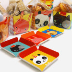 정사각트레이(야미프렌즈) 4종 1세트 7x7x6.5 : 킴스비닐포장