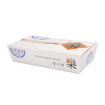 [DP] 김밥 만두 분식 포장 즐거울락 종이 도시락 1호 사이즈 / 1박스 600개 : 해피팩