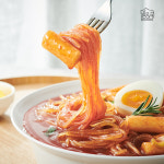 두끼 쫄볶이 4팩 밀키트 떡볶이 밀떡 어묵 볶이 국물 분식 : 두끼