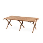 [지프] 우드 롤 테이블 비치 WOOD ROLL TABLE(BEECH) 캠핑테이블 : 한그루캠핑 구미점
