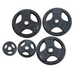 [아미쿠스] 3구 블랙 고무중량원판(홀지름50mm) 1.25kg, 2.5kg, 선택구입 (KG당 3,800원) : 헬스라인몰