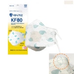 KF80 소형 마스크 1매  스몰 비말 마슼 mask 초등학생 어린이 : 요즘살림