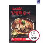 청우식품 양평해장국 800g 20개입 박스 즉석탕 해장국 육개장 설렁탕 꼬리곰탕 도가니탕 : 파라잭