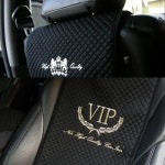 [VP] VIP 블랙다이아 고급자수 사자로고,월계수로고 사계절용 스페셜 등커버/시트커버1P : 오토 모듬
