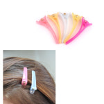 10P 헤어클립 소형 미용실 집게핀 헤어핀 미용재료 머리카락 고정 염색 악어 고데기 : 티끌상점