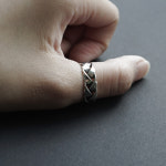 실버925 제우스 남자 여자 은반지 빈티지 볼드 반지 오픈링 실버링 : 디포인트샵