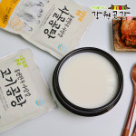 홍천 한우 사랑말 진한 사골 곰탕 고기 한우곰탕 2인분 600g : 강원곳간