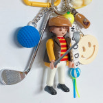 플레이모빌 와~~ 귀가를 알리는 굿샷이!!  골프키링 보스톤백키링 보스턴백키링 골프백키링 캐디백키링 이니셜키링 : 몽키링