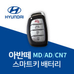 현대자동차 스마트키 배터리 키 차키 건전지 밧데리 (5알) : 봉봉스토