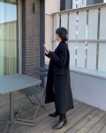 Basic long handmade coat 베이직 롱 핸드메이드 코트 : 드브니르 Devenir