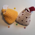 핑거니팅 양면 포춘쿠키백 DIY패키지 - 퍼피모어, 리버시블가방, 핑거니팅백, 세탁기가능 : 허니멜로공방