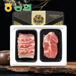 [와룡농협] 안동 우리 한돈 구이선물세트 1.1kg(삼겹살+목살) : 친환경팔도