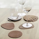 LIND DNA 린드 디엔에이 NUPO 누포 Curve 글라스매트/코스터/컵받침 13x11cm 29종 : 유로파크