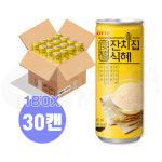 [롯데칠성] 잔치집 식혜 240ml x 30캔(1BOX) 국산쌀 엿기름 캔음료 단술 대량발주 : 메카 몰