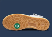 [나이키 운동화] 나이키 에어포스 1 미드 QS NYC 화이트 미드나잇 네이비  DH5622-100/250,280사이즈 : ShoeBoX