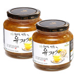 에덴식품 고흥유자차(정백당) (1kg x 2병) 고흥 유자청 : 바른팜스몰