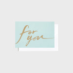 [캘리그라피 엽서카드] FOR YOU MESSAGE CARD / 오브드제이 AUBE DE J 디자인카드 : 오브드제이 AUBEDEJ