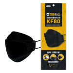 엠플러스 황사마스크 KF80 블랙 : 소확행 몰