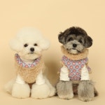 리버티 퀼팅 퍼 리버시블 양면 베스트 - 베이지 : 젤라코