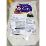 평강푸드 참맛  양파드레싱  2kg X4봉 샐러드드레싱 샐러드소스 파우치팩드레싱  대용량드레싱 : 민이네가게