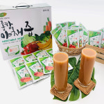 양배추 사과 당근 토마토 브로콜리 바나나 종합 야채즙 50포 : 농부곳간