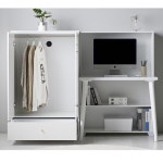 책상겸테이블 옷장세트 아이방 장농 노트북책상 자취방 1인용 원룸 가구 : 벌교마켓