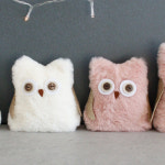 스탠딩 부엉이 장식 인형 (소) - 2color : 체리하우스