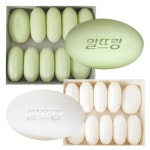 잘 무르지않는비누 단단한 딱딱한 업소용 숙박 사우나 목욕탕 세수 봉 비누 솝 10개 : 코스모스마켓