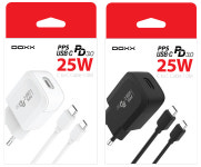 DOXX PD 25W 충전기 DX-PPS25W C to C 케이블 포함 : 해피알보라다