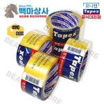 테이팩스 투명 박스테이프 OPP 테이프 48mmX40M 1박스 50개입 : 백마상사