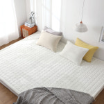 밍크 극세사 패드 매트리스 이불 침대패드 겨울 바닥 깔개 슈퍼싱글 사이즈 : ARGIO  아르지오