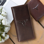 G8214 몬타나블루 로고 각인 남성 장지갑 소가죽 월렛 : 조이티