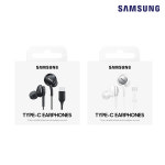 삼성 정품 AKG이어폰 블랙 C타입 이어폰 줄이어폰 갤럭시S25 S24 디스코드 FM라디오 : 코스트플러스