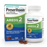 바슈롬 프리져비전 PreserVision AREDS 2 120소프트젤 루테인 지아잔틴 : JWBONITA