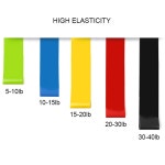 요가 저항 밴드 가정용 운동 피트니스 탄성 필라테스 스포츠 훈련 보디 빌딩 장비 : 킴스문고