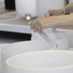 크리스탈 싱잉볼 차크라 세트 전문가용 2종 가방포함 /  7-12인치, 8-14인치 / 요가강사 명상지도사 산림치유지도사 추천 / 사운드배스... 