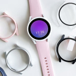 갤럭시워치4케이스 갤럭시워치5 6 7 액정보호 필름 베젤 테두리 40 44 45 : 하얀반달