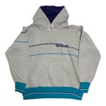 1980s WILSON Two-Tone Pull Up Hoodie : 피버 체이서스