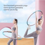 1-4KG 조절 가능한 체중 운동 피트니스 후프 가중 스포츠 성인 여성 감소 마사지 링 장비 : 킴스문고