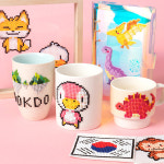 어린이 보석십자수 만들기세트 비즈공예 그림그리기 : 도담 클레이아트