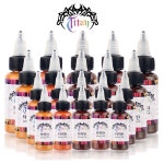 타이탄 타투 색소 1/2온스 블랙 앤 그레이 칼라 특허 받은 문신 잉크 라인 명함 smp두피 눈썹 잉크 타투 문신 용품 : 하나뷰티샵