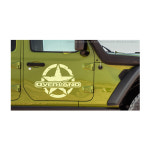 JEEP 랭글러 튜닝 오버랜드 빈티지 별 스티커 JK JL 글레디에이터 그리븐 KD 50110 : 미스터카