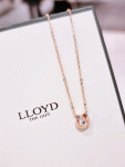 로이드 14K,18K L-Diamond 말발굽 모티브 블루 다이아몬드 목걸이 LNF21117D : 현대가산 로이드