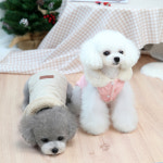 마일로앤코코 러블리 강아지 패딩 조끼 애견 깔깔이 경량 방한복 무스탕 자켓 발열 점퍼 : 마일로앤코코