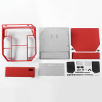 [#VVV-C0255] Rear Tube Bed for Trail Finder 2 Mojave w/Mud Flaps & Lights (Red) ■ 트레일 파인더 후면 튜브 침대 : 앤유알씨