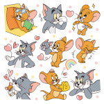 톰과제리 인스 다꾸스티커 : 소녀의방