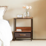 포미즈 패브릭 미니 침대 수납 협탁 : 홈앤미