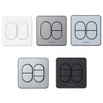 진흥전기 J시리즈 2개용 매입 스위치 무로고 : 내외전기 조명