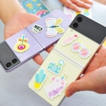 화이트스톤 돔글라스 말랑이 핸드폰 클리너 스티커 : Whitestone